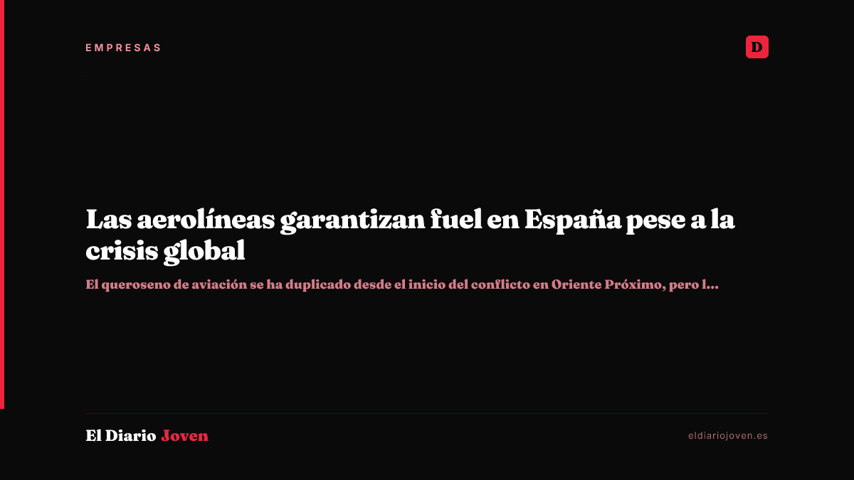Las aerolíneas garantizan fuel en España pese a la crisis global