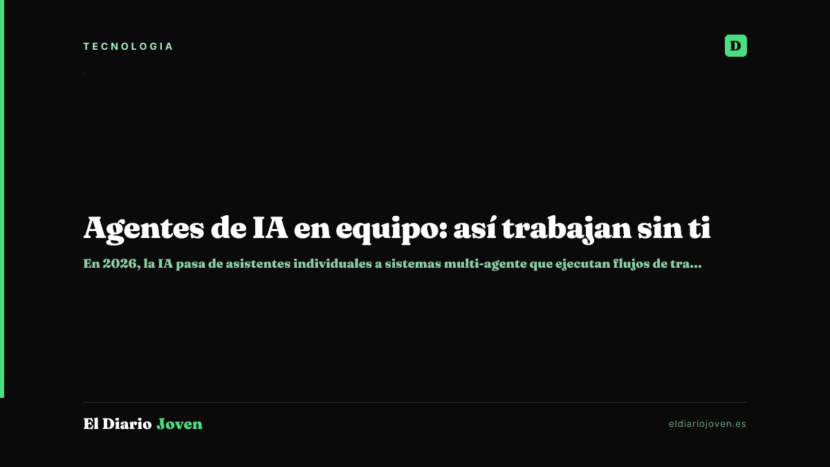 Agentes de IA en equipo: así trabajan sin ti