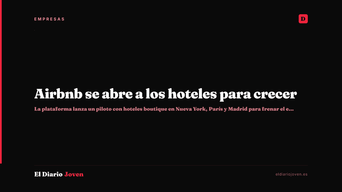 Airbnb se abre a los hoteles para crecer