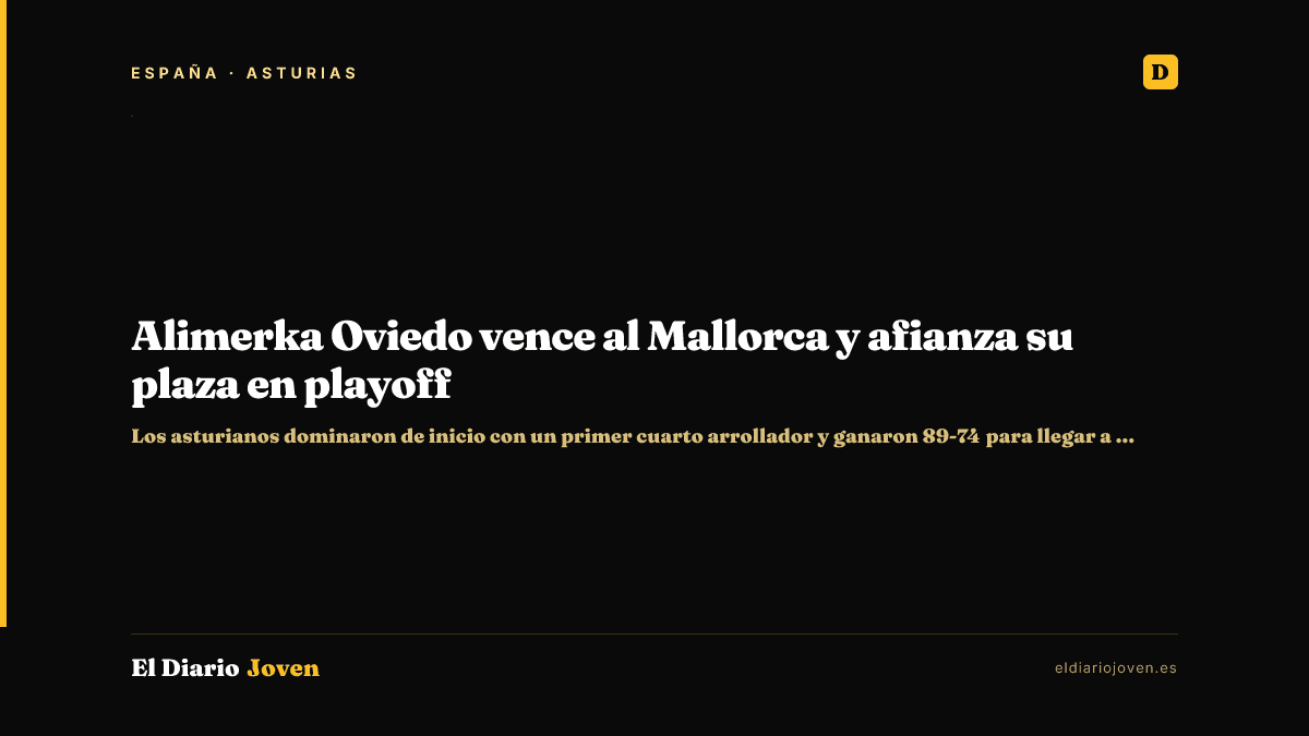 Alimerka Oviedo vence al Mallorca y afianza su plaza en playoff