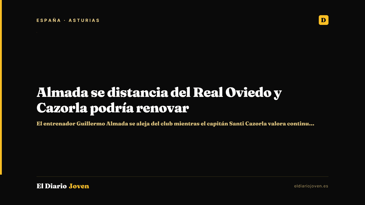 Almada se distancia del Real Oviedo y Cazorla podría renovar