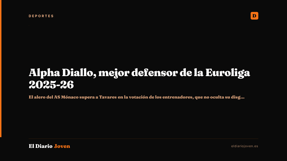 Alpha Diallo, mejor defensor de la Euroliga 2025-26