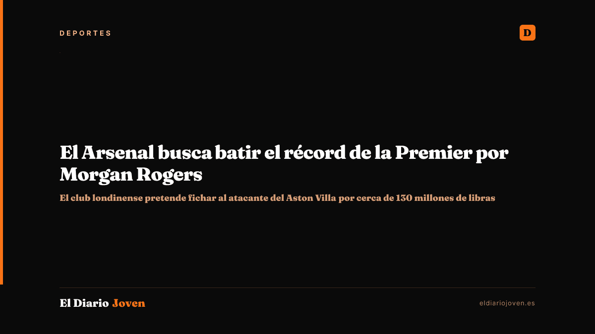 El Arsenal busca batir el récord de la Premier por Morgan Rogers