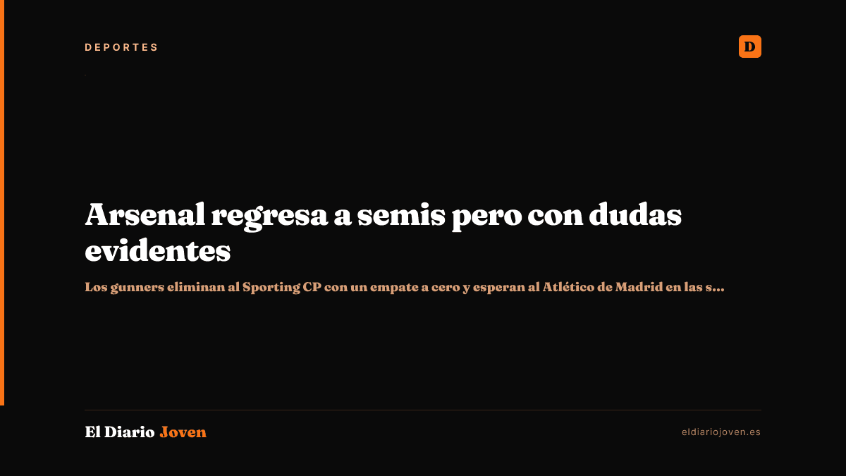 Arsenal regresa a semis pero con dudas evidentes