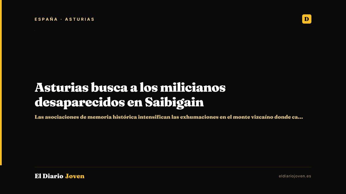 Asturias busca a los milicianos desaparecidos en Saibigain
