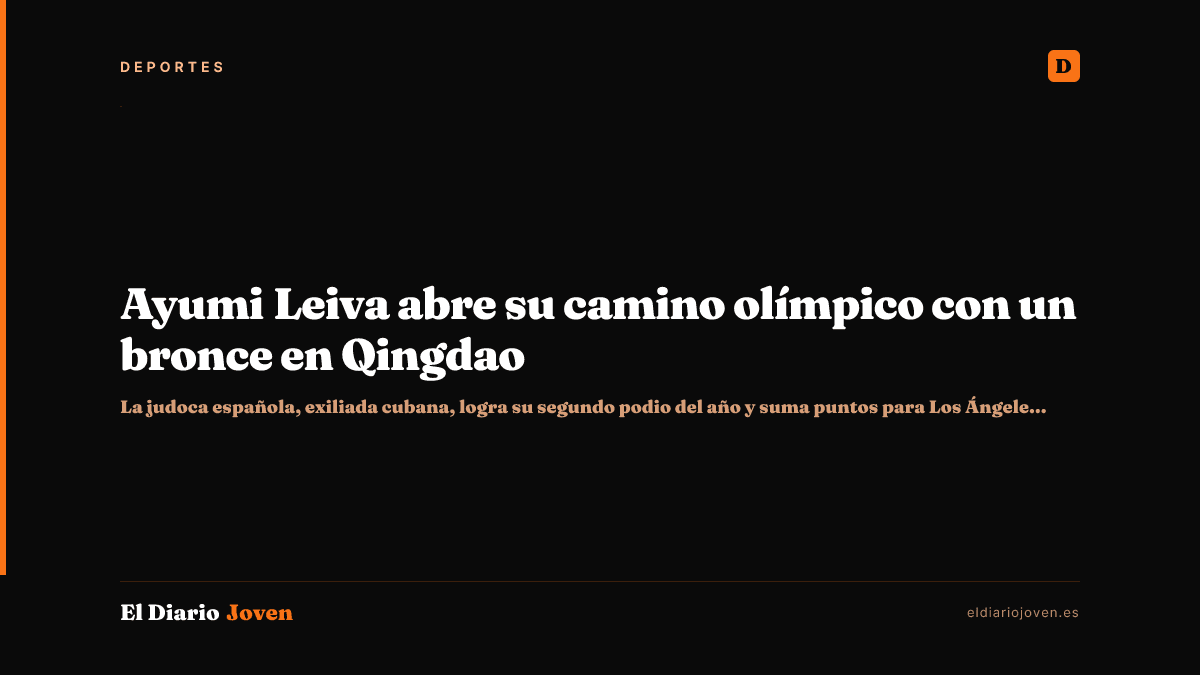 Ayumi Leiva abre su camino olímpico con un bronce en Qingdao