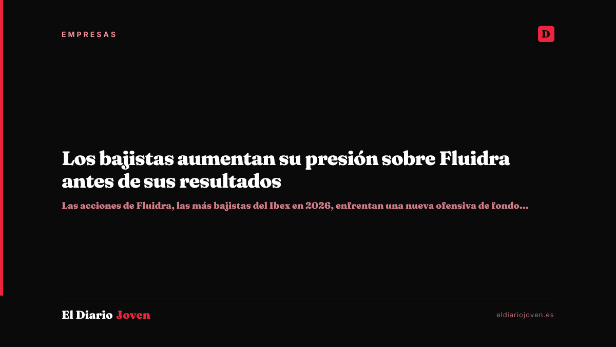 Los bajistas aumentan su presión sobre Fluidra antes de sus resultados