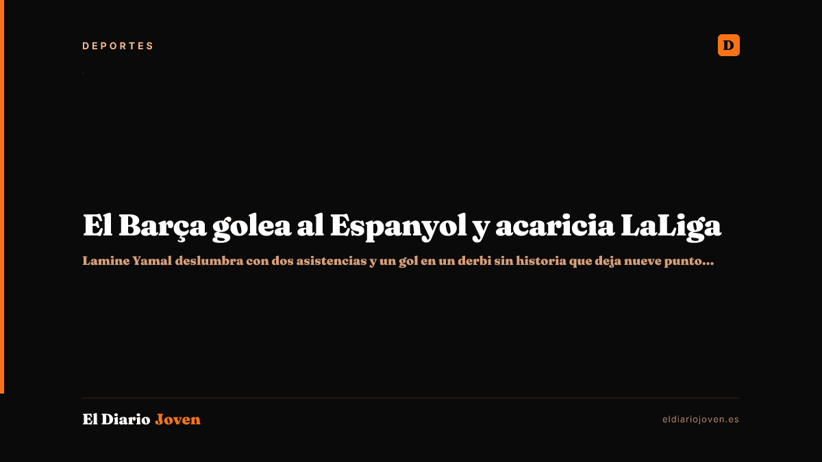 El Barça golea al Espanyol y acaricia LaLiga