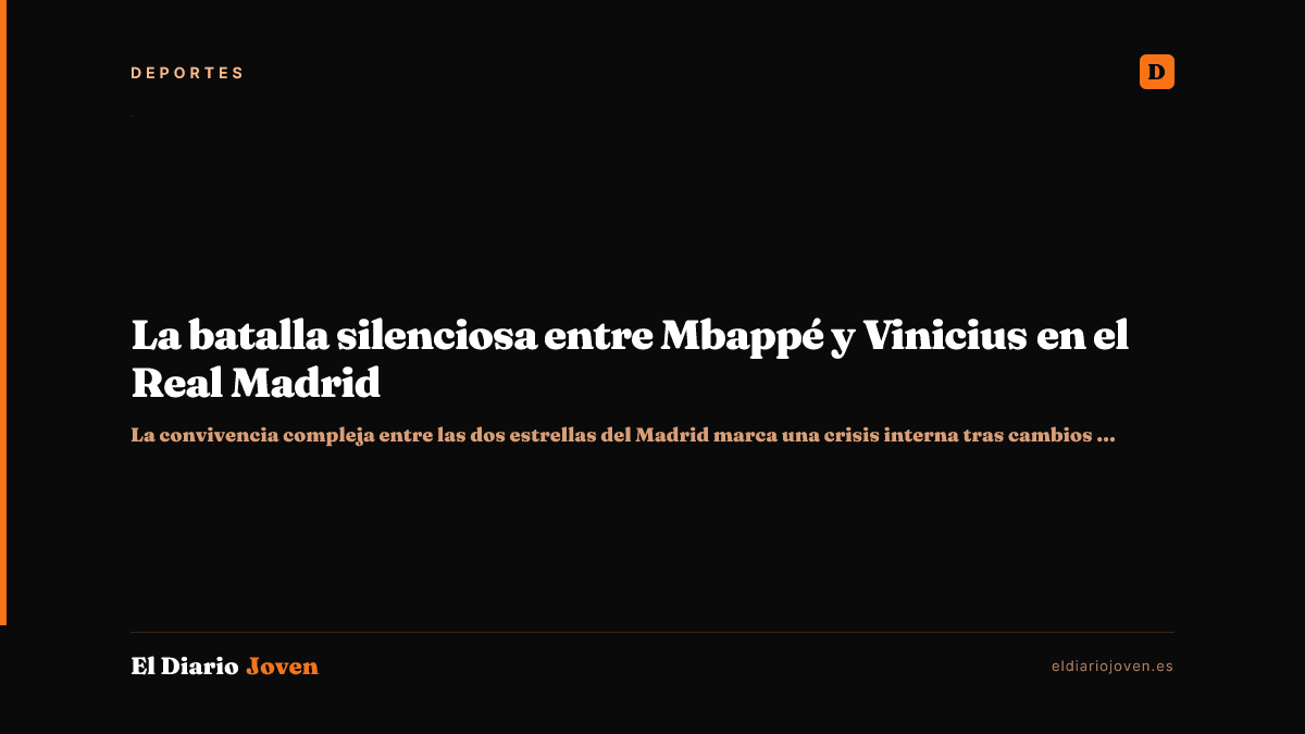 La batalla silenciosa entre Mbappé y Vinicius en el Real Madrid