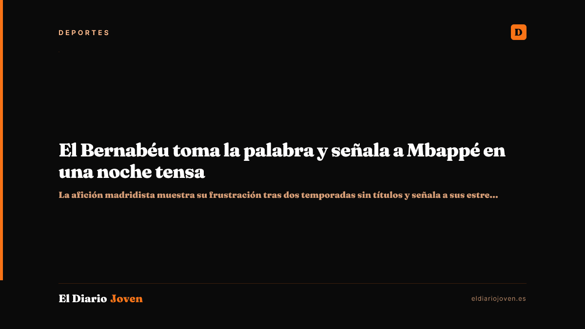 El Bernabéu toma la palabra y señala a Mbappé en una noche tensa