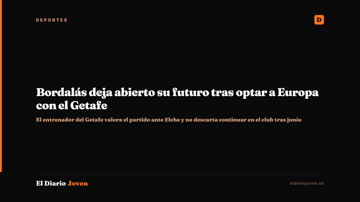Bordalás deja abierto su futuro tras optar a Europa con el Getafe