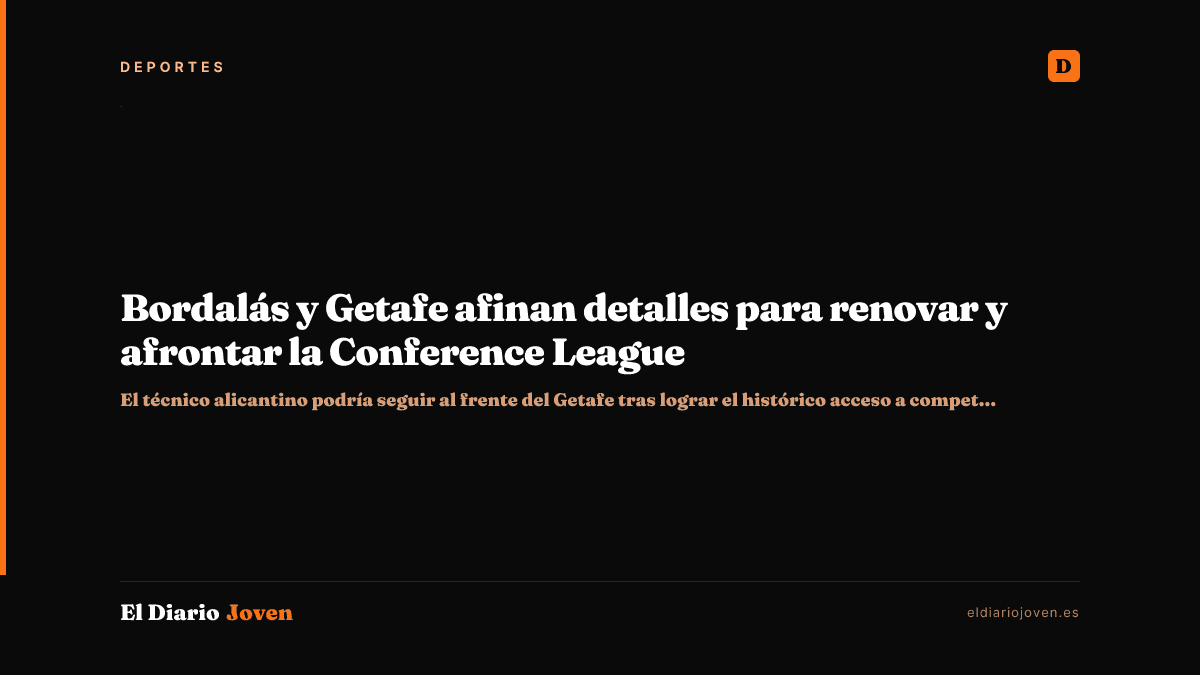 Bordalás y Getafe afinan detalles para renovar y afrontar la Conference League