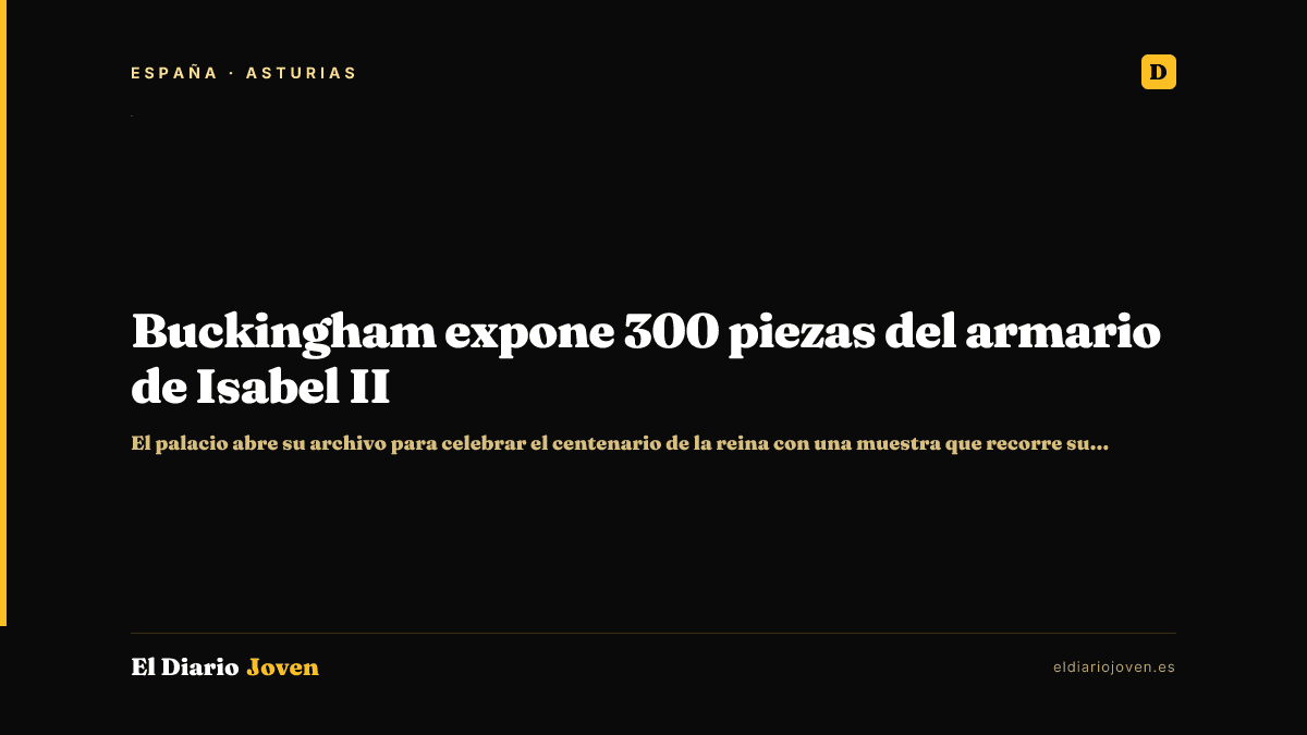 Buckingham expone 300 piezas del armario de Isabel II