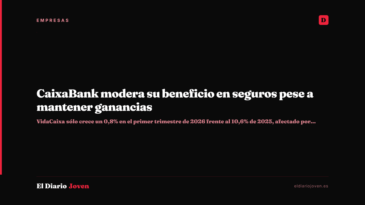 CaixaBank modera su beneficio en seguros pese a mantener ganancias