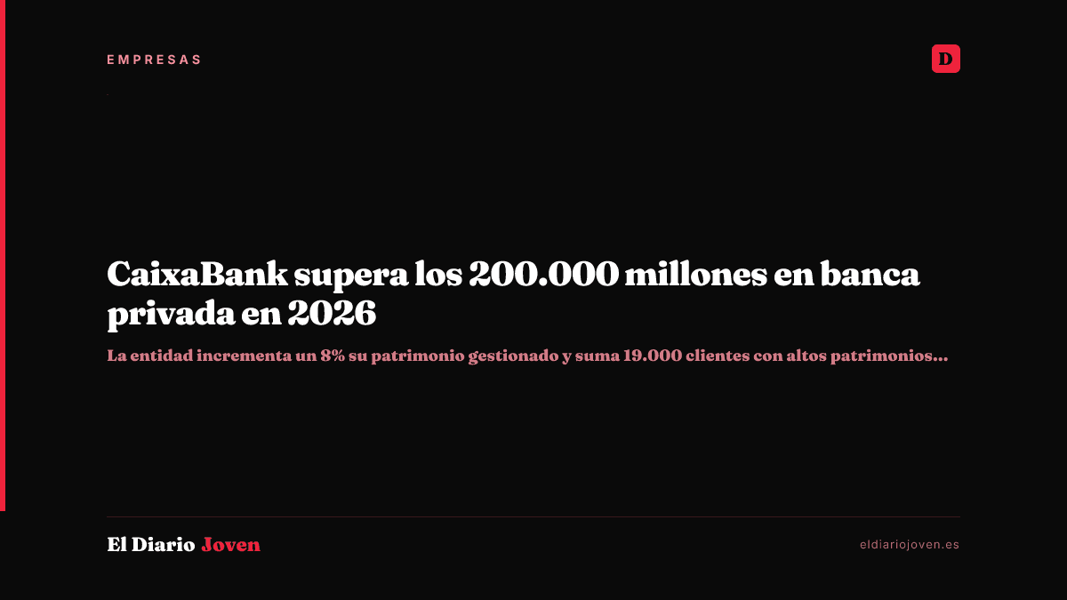 CaixaBank supera los 200.000 millones en banca privada en 2026