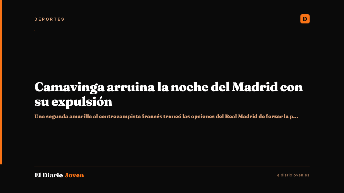 Camavinga arruina la noche del Madrid con su expulsión