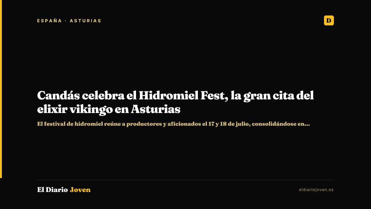 Candás celebra el Hidromiel Fest, la gran cita del elixir vikingo en Asturias