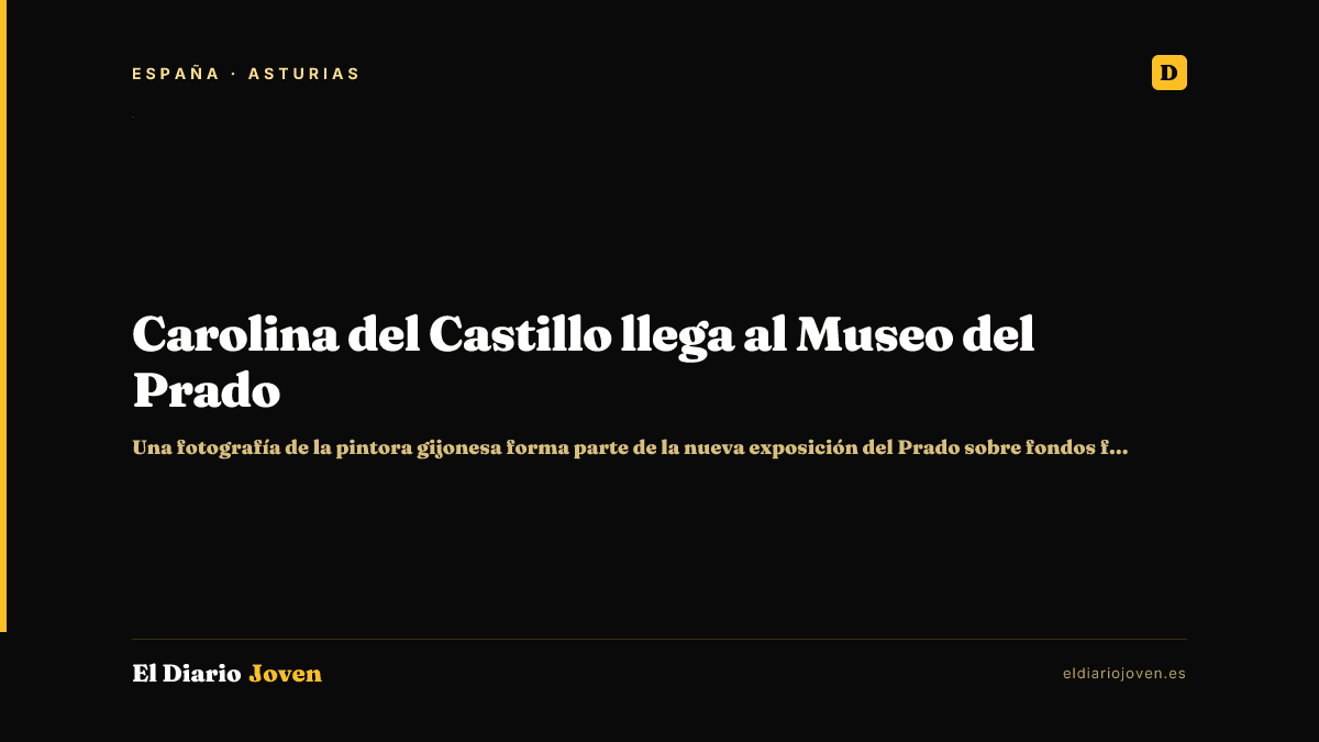 Carolina del Castillo llega al Museo del Prado