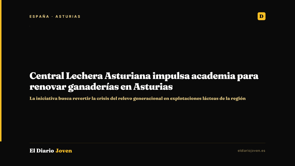 Central Lechera Asturiana impulsa academia para renovar ganaderías en Asturias
