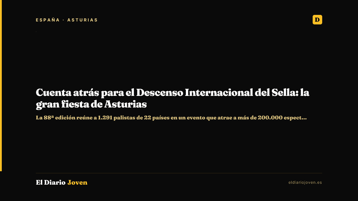 Cuenta atrás para el Descenso Internacional del Sella: la gran fiesta de Asturias