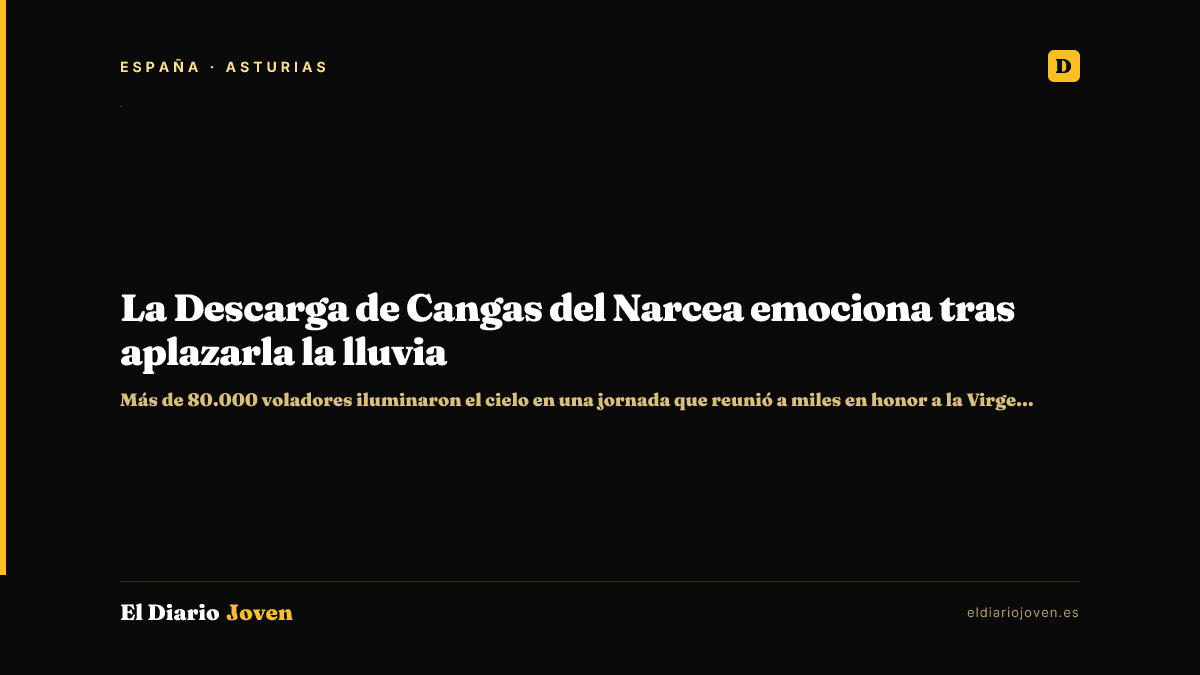 La Descarga de Cangas del Narcea emociona tras aplazarla la lluvia