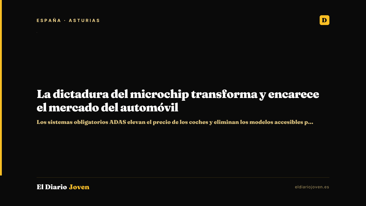 La dictadura del microchip transforma y encarece el mercado del automóvil