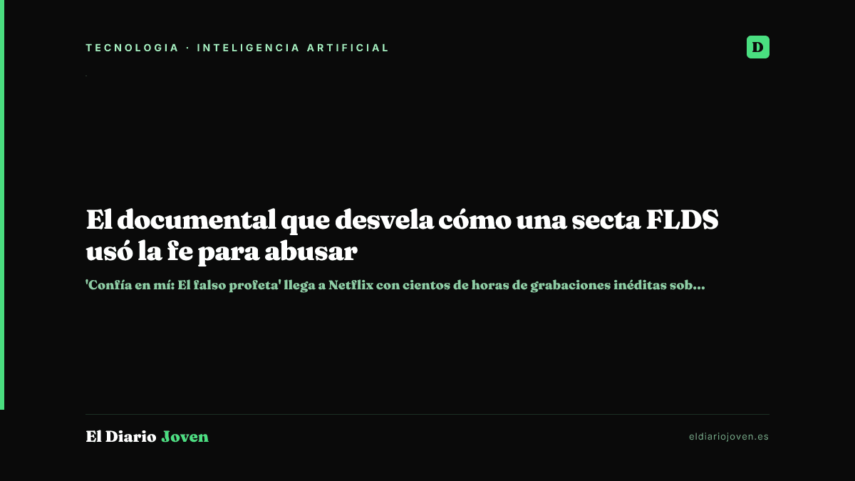 El documental que desvela cómo una secta FLDS usó la fe para abusar