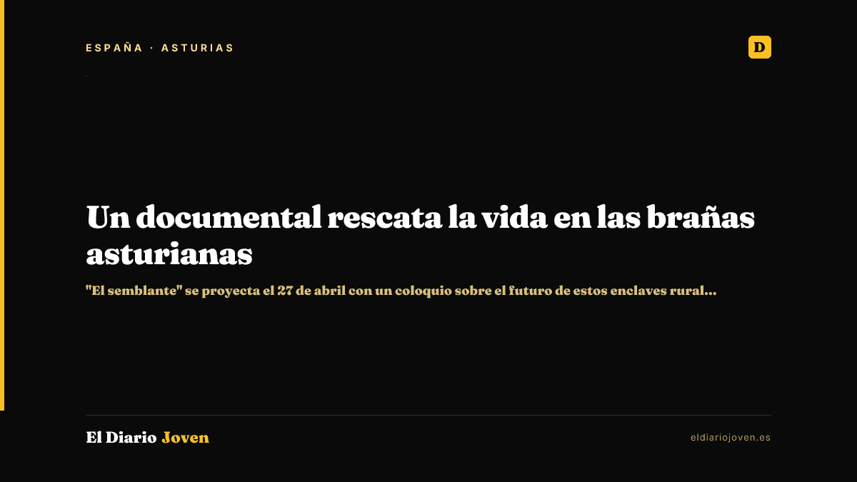 Un documental rescata la vida en las brañas asturianas