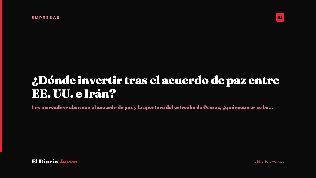 ¿Dónde invertir tras el acuerdo de paz entre EE. UU. e Irán?