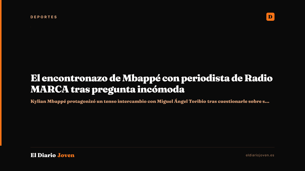 El encontronazo de Mbappé con periodista de Radio MARCA tras pregunta incómoda