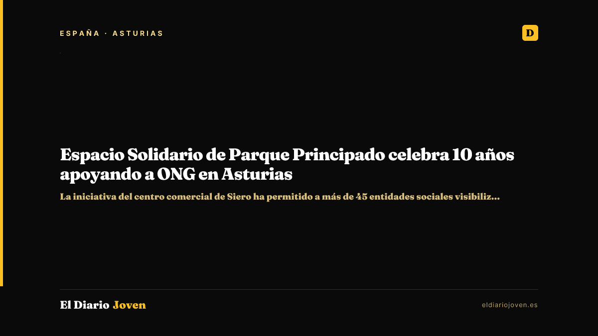 Espacio Solidario de Parque Principado celebra 10 años apoyando a ONG en Asturias