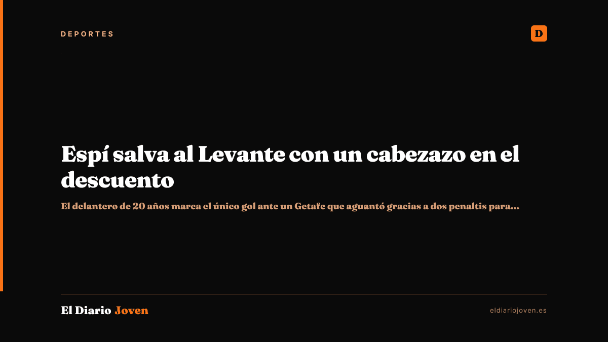 Espí salva al Levante con un cabezazo en el descuento