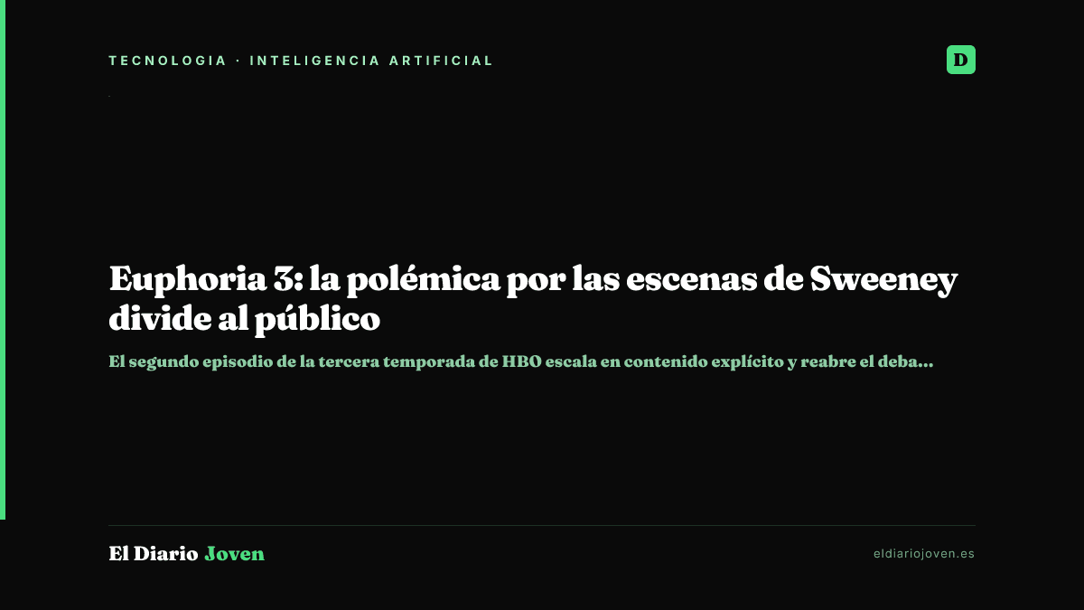 Euphoria 3: la polémica por las escenas de Sweeney divide al público