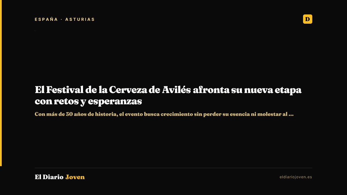 El Festival de la Cerveza de Avilés afronta su nueva etapa con retos y esperanzas