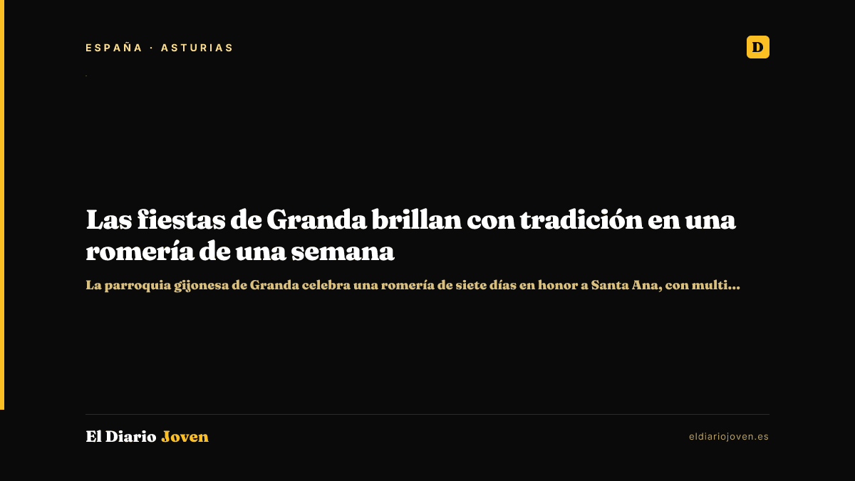 Las fiestas de Granda brillan con tradición en una romería de una semana