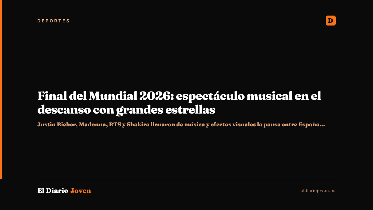Final del Mundial 2026: espectáculo musical en el descanso con grandes estrellas