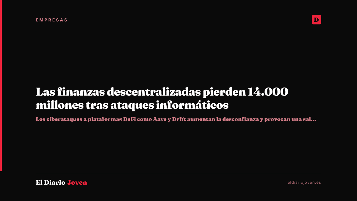 Las finanzas descentralizadas pierden 14.000 millones tras ataques informáticos