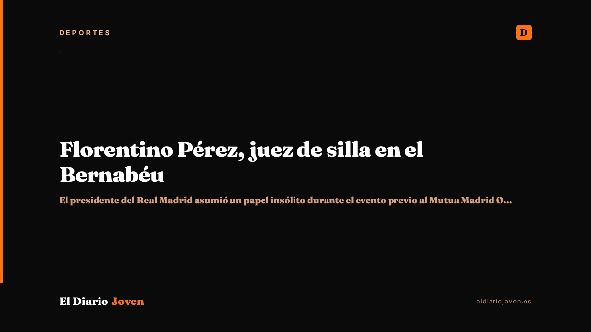 Florentino Pérez, juez de silla en el Bernabéu