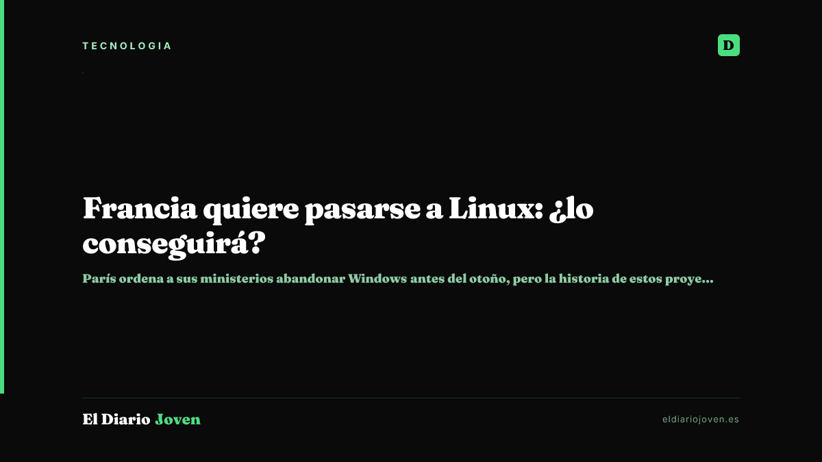 Francia quiere pasarse a Linux: ¿lo conseguirá?