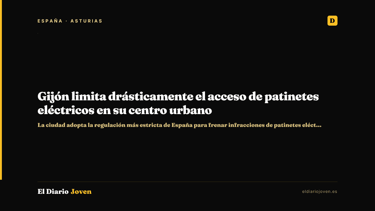 Gijón limita drásticamente el acceso de patinetes eléctricos en su centro urbano