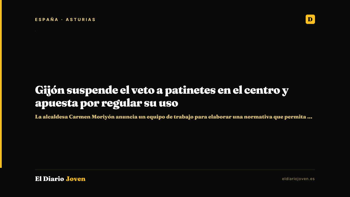 Gijón suspende el veto a patinetes en el centro y apuesta por regular su uso