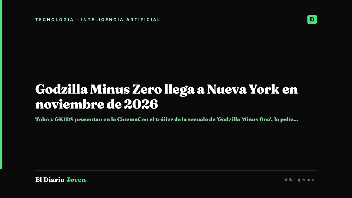 Godzilla Minus Zero llega a Nueva York en noviembre de 2026