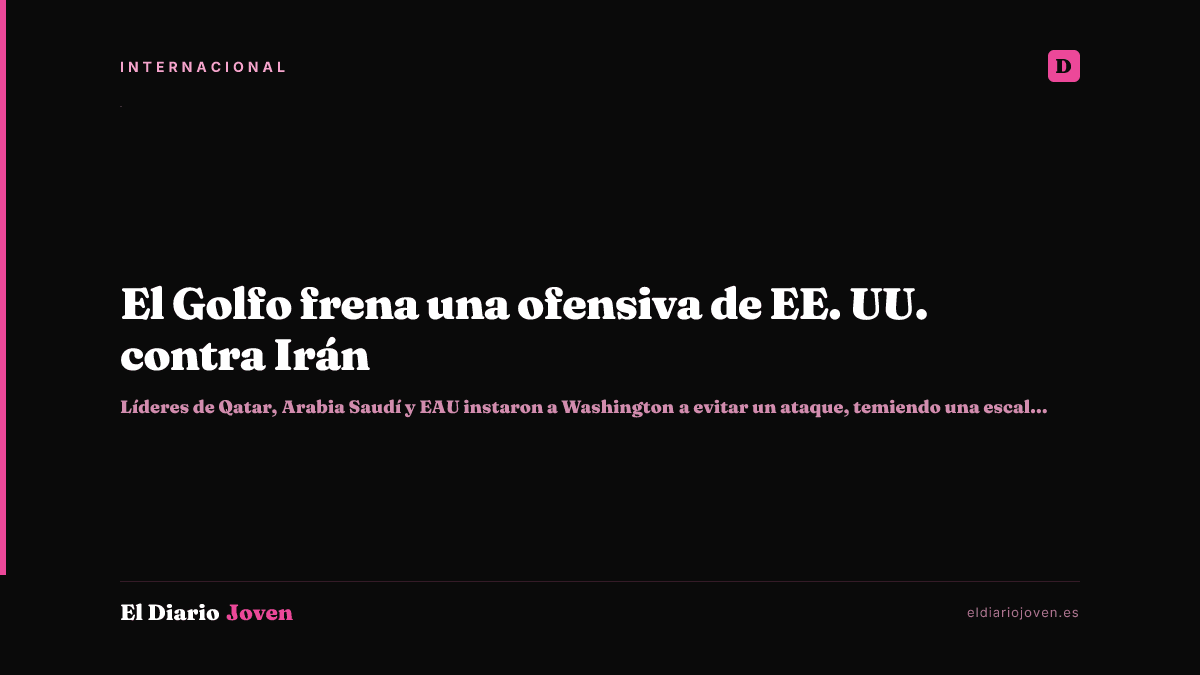 El Golfo frena una ofensiva de EE. UU. contra Irán