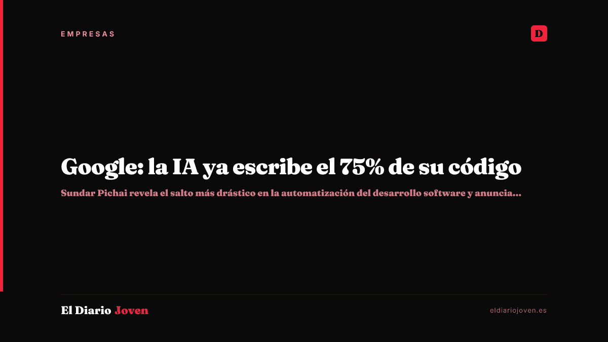 Google: la IA ya escribe el 75% de su código