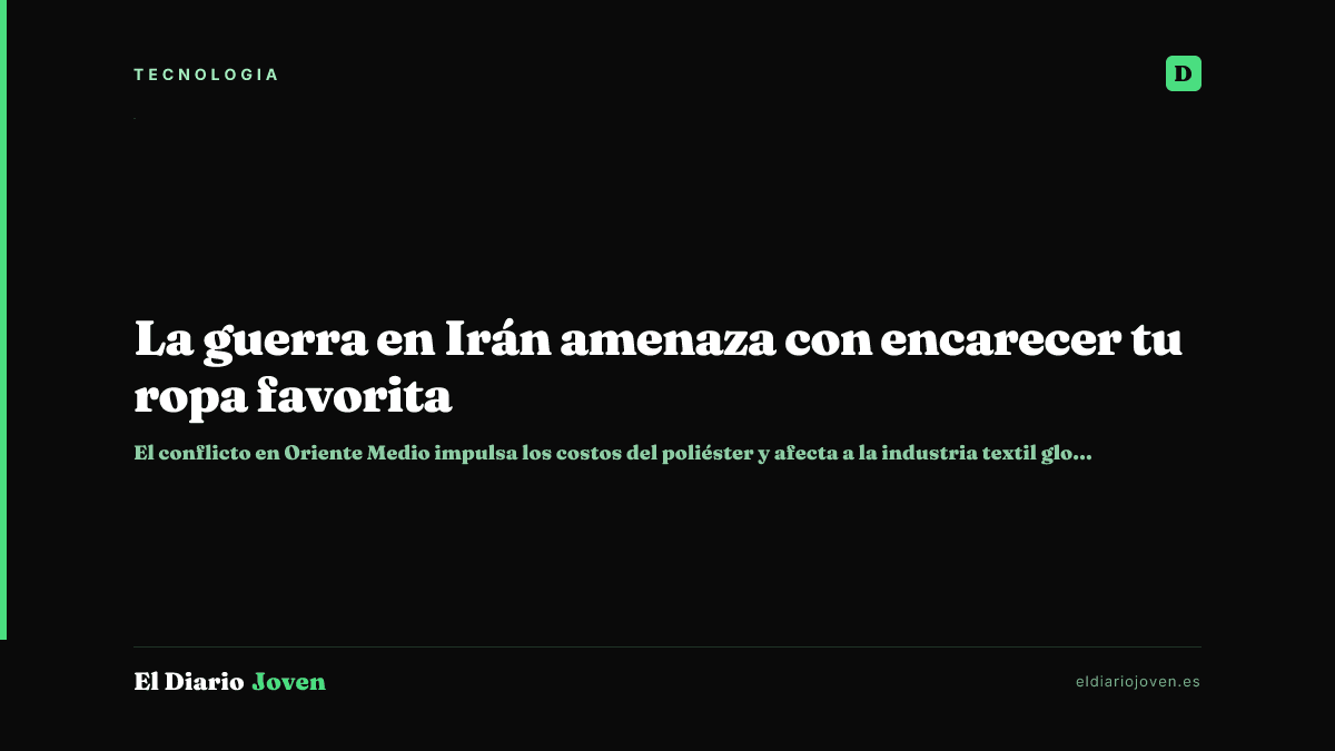 La guerra en Irán amenaza con encarecer tu ropa favorita