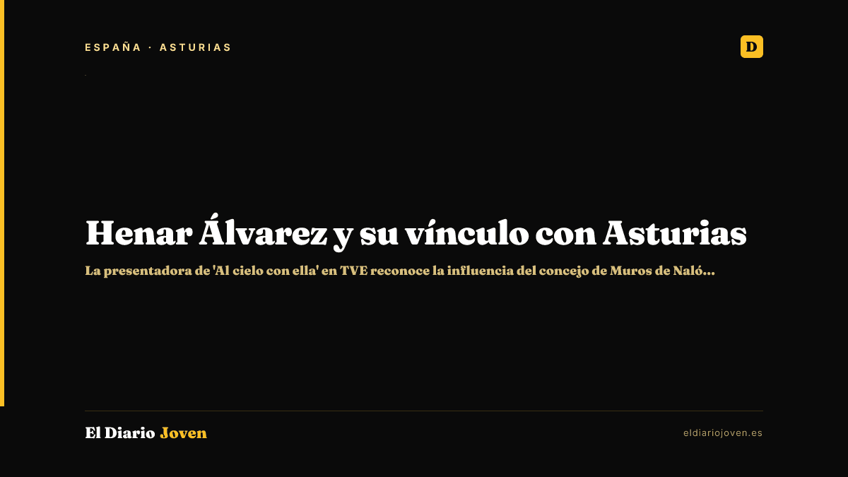 Henar Álvarez y su vínculo con Asturias