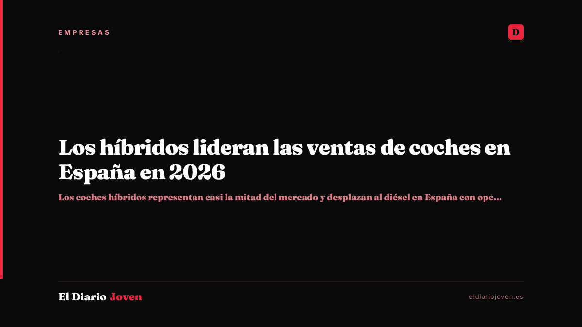 Los híbridos lideran las ventas de coches en España en 2026