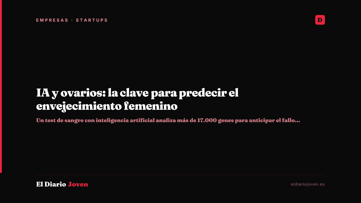 IA y ovarios: la clave para predecir el envejecimiento femenino