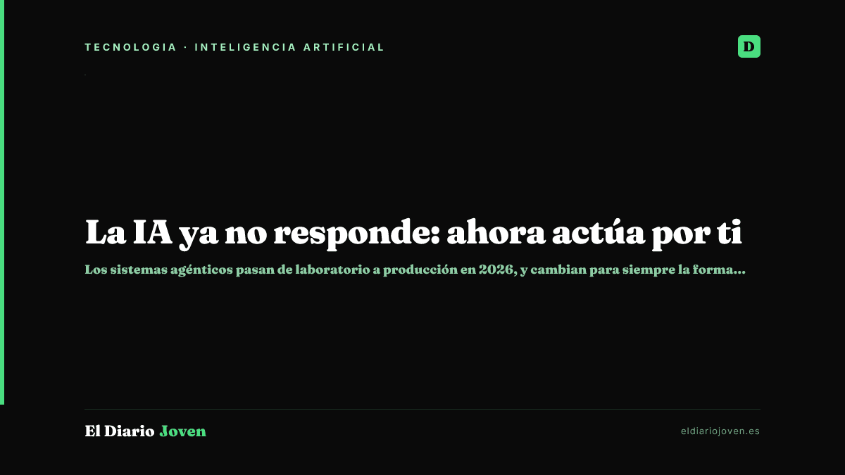 La IA ya no responde: ahora actúa por ti