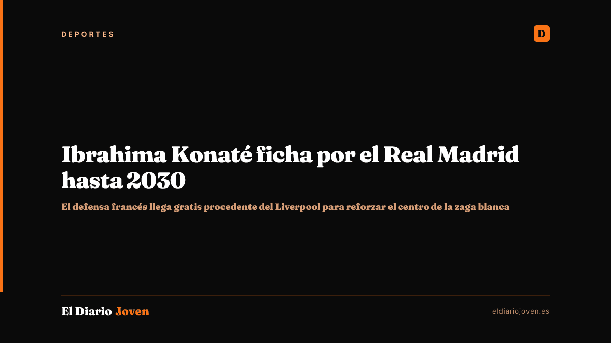 Ibrahima Konaté ficha por el Real Madrid hasta 2030